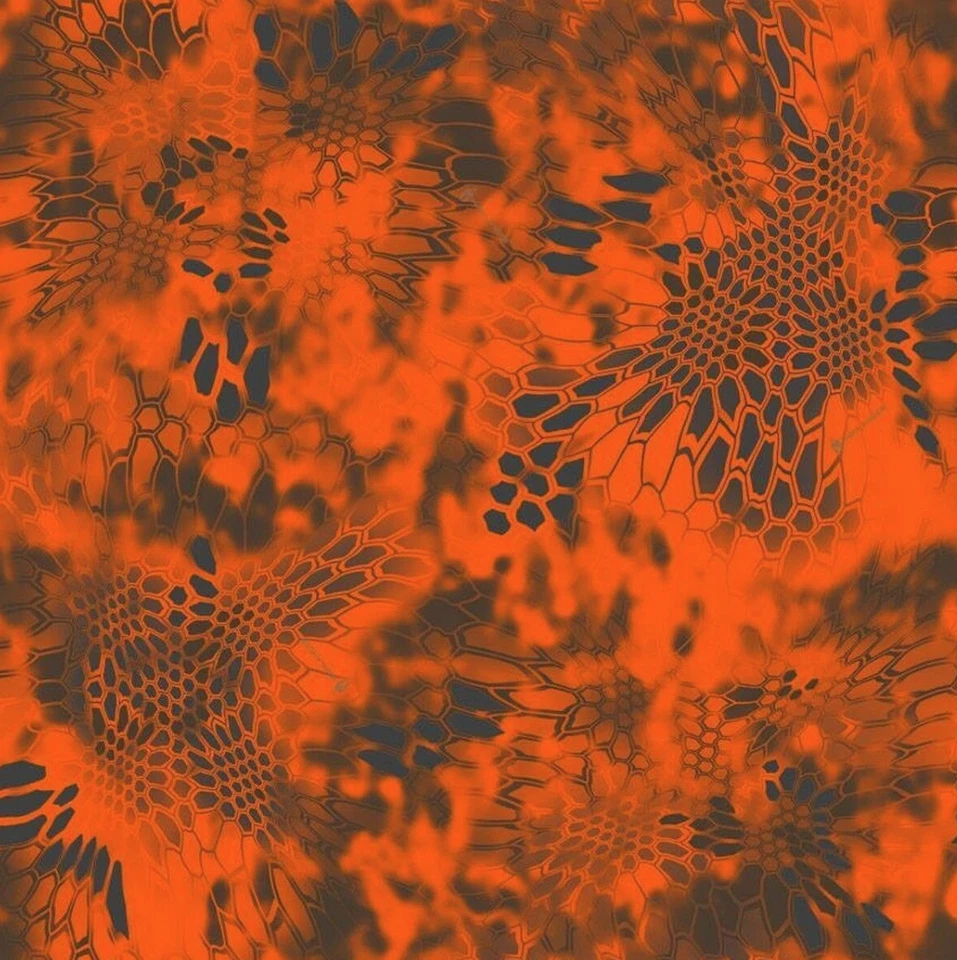 Виниловая пленка Kryptek Inferno с воздушным выпуском матовая отделка 12 дюймов x 12 дюймов - Изображение 1 из 1