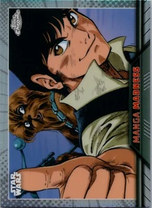 2023 Topps Cromado Star Wars MANGA MADNESS #MM-7 Han Solo Chewbacca - Imagen 1 de 2