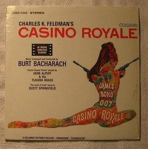 CRANIUM'S Burt Bacharach CASINO ROYALE soundtrack Lp NM promo shrink Herb Alpert - Picture 1 of 11