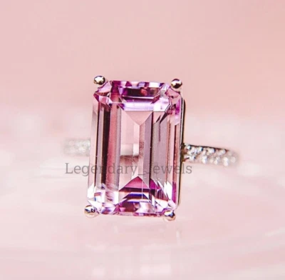 Pink Tourmaline Ring 925 Sterling Silver Most Beautiful Ring for Women's & Girl - Image 1 of 4