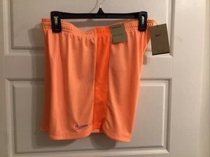 Girl's Youth Nike Standard Dri-Fit Running Run Shorts FD3131-803 Size M Orange - Picture 1 of 2