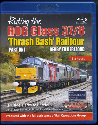 Blu Ray Riding The ROG Class 37/8  Thrash Bash Railtour Pt.1 DERBY to HEREFORD - Image 1 of 3