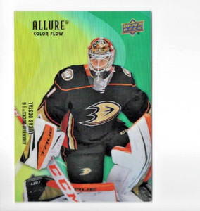 2022-23 Allure Color Flow Yellow/Green Lukas Dostal Ducks C-677