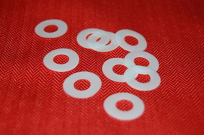 10 x Teflonscheiben Gleitscheiben 10 x 20 mm neu, Made in Germany - Bild 1 von 2