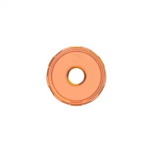 KC HiLiTES Cyclone V2 LED - Replacement Lens - Amber - Single - Picture 1 of 8