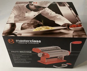 Masterclass Pasta Machine Maker Roller With Handle Premium Cookware New In Box - Bild 1 von 9