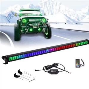 50" Dream RGB Led Barra Off Road 288W Super Slim LED Light Bar For UTV Truck - Picture 1 of 13