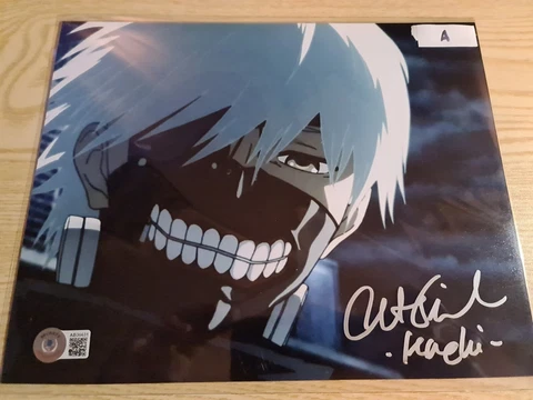 Austin Tindle, Kaneki, Tokyo Ghoul Signed Autograph 8x10 Photo, Beckett COA, A Cover