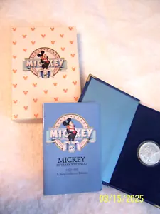 DISNEY 60 YEARS STEAMBOAT MICKEY COMMEMORATIVE PROOF LTD COIN-ORIG BOX/COA 1988 - Picture 1 of 5