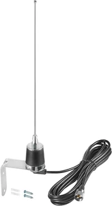 Antena Dual Banda UHF VHF NMO para Radio Móvil Coche Kit Montaje 144 y 5 metro - Imagen 1 de 7