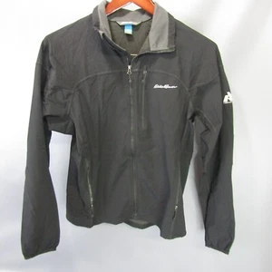 Eddie Bauer First Ascent Jacket Full Zip Lightweight Windbreaker Black Mens M - Picture 1 of 8