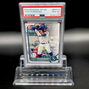 Bowman 2022 Primera Edición Julio Rodríguez PSA 10 ¡Low Pop! - Imagen 1 de 2
