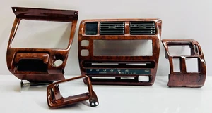 Toyota Corolla 93-97 AE100 AE101 BZ Customized Wooden Grain Hydro Dip AC Panel - Picture 1 of 7