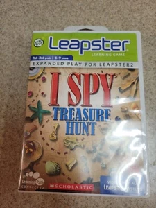 LeapFrog LEAPSTER SCHOLASTIC Learning Game System Cartridge I SPY TREASURE HUNT - Picture 1 of 6