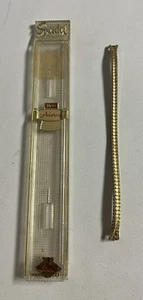 Neu Vintage Speidel Damen Adorna 10K gelb GF formell ausgefallen Uhrenarmband - Bild 1 von 4