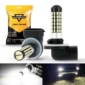 2x AUXBEAM 881 LED Fog Light Driving Bulbs 886 889 894 896 898 Xenon White 6500K - Picture 1 of 12