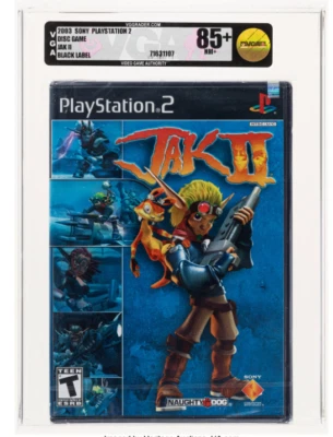 Jak II - VGA 85+ NM+ Sealed, PS2 Sony 2003 USA NTSC - Image 1 of 2