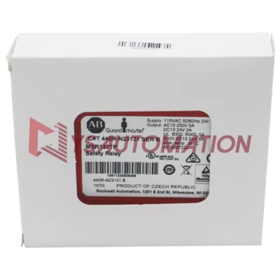 Nuevo Sellado Allen Bradley 440R-N23131 MSR127TP, 115VAC, Relé de Seguridad Extraíble Foto 1 de 3