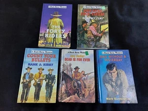 Western cowboy books - 5 Books All Hardback - (A Black Horse Western) - Picture 1 of 20