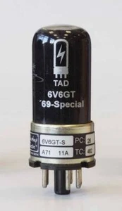 Par de amplificadores de tubo Doctor TAD 6V6GT 69 Special emparejados de fábrica - Botella negra - Nuevo de Lote Antiguo - Imagen 1 de 5