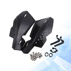 Motorcycle Hand Guard Aluminum Black for Vibration Balance Easy Installation - Picture 1 of 12