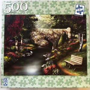 FX Schmid 500 Piece Puzzle A DAY IN THE PARK by Alan Giana 2001 No 78404 - Picture 1 of 7