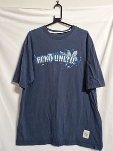 Ecko Unltd Blau Kurzarm Oberteil Herren 2XL Grafikdruck 100% Baumwolle - Bild 1 von 13