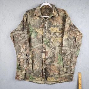 Vintage Spartan Outdoors Hemd Herren XL Camo Chamois Flanell Jagd Camouflage - Bild 1 von 15