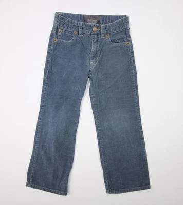 Old Navy Blue Corduroy Pants Boys Size 5T  100% Cotton Adjustable Waist - Image 1 of 4