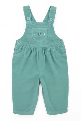 Vintage JUST FRIENDS 4T Corduroy Overalls Teal Green 100% Cotton Girls Toddler - Image 1 of 4