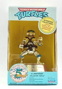 TAKARA TMNT Leonardo Gold 5th Anniversary Limited Figure Ninja Turtles Japan - Picture 1 of 9