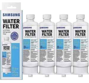 4 PACK Genuine Samsung DA97-17376B HAF-QIN/EXP REFRIGERATOR Water Filter - Picture 1 of 3