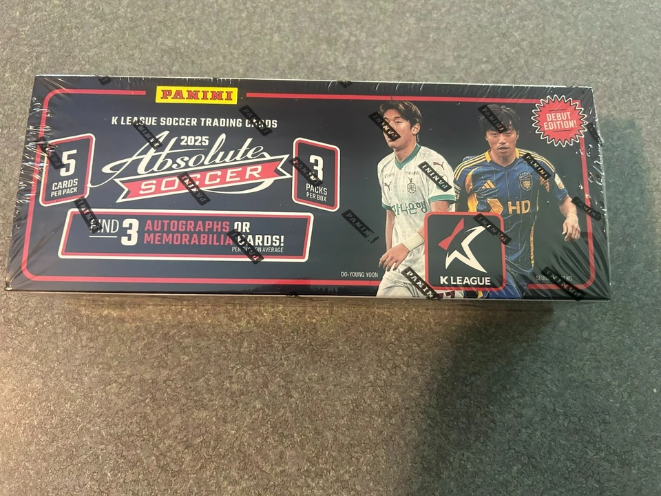 Caja de hobby sellada de fábrica de fútbol Panini Absolute K-League 2025 Foto 1 de 1