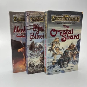 Forgotten Realms The Icewind Dale Trilogy RA Salvatore Series Set Lot Bundle Vtg - Picture 1 of 16
