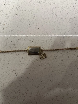 Dolce & Gabbana Logo-Letras Cadena-Eslabón Detalle Pulsera Foto 1 de 4