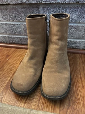 复古 Timberland 棕褐色麂皮绒靴子女式 9 8826 码 — 第 1/4 张图片
