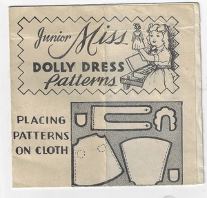 Hasbro Vintage Junior Miss Dolly Kleid Muster - Bild 1 von 2