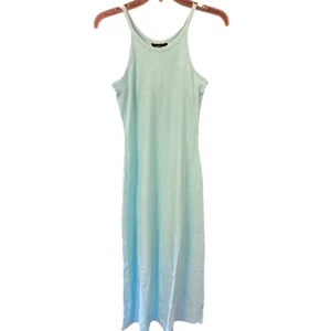 Moda International Ribbed Maxi Tank Dress Gr. XS Aqua - Bild 1 von 5