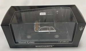 MINICHAMPS Maserati Kyalami 1982 1/43 Scale Black Limited Edition Rare Miniature - Picture 1 of 2