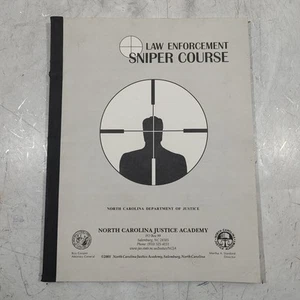 Law Enforcement Sniper Kursbuch. North Carolina Justice Academy 2001 - Bild 1 von 7