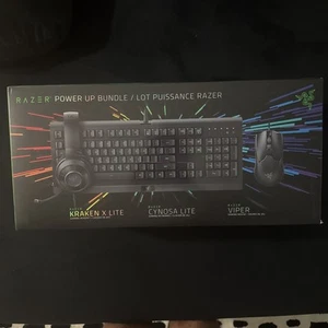 Neuf Razer Power Up Bundle Cynosa/clavier Viper/souris Kraken/casque - Photo 1/2