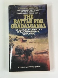 Battle for Guadalcanal - Brigadier Sam Griffith USMC - WW2 Preowned PB Free Ship - Picture 1 of 3