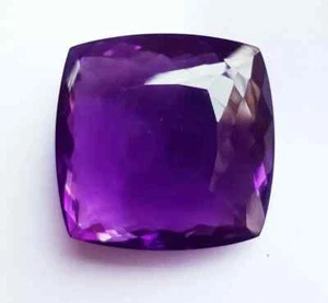 Huge Purple Amethyst 87.00 Ct. Cushion Cut Loose Gemstone for Ring & Pendant - Picture 1 of 7