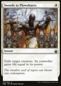 MTG Swords to Plowshares #110 Battlebond Magic the Gathering - NM/M, PACK FRESH - Picture 1 of 1