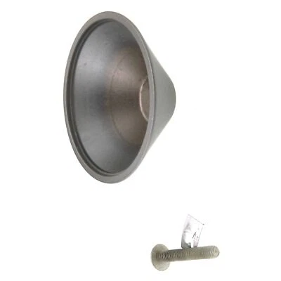 Vintage Washington Tempo Satin Chrome 2" Round Cabinet Knob Cone 1222-US26D - Image 1 of 2