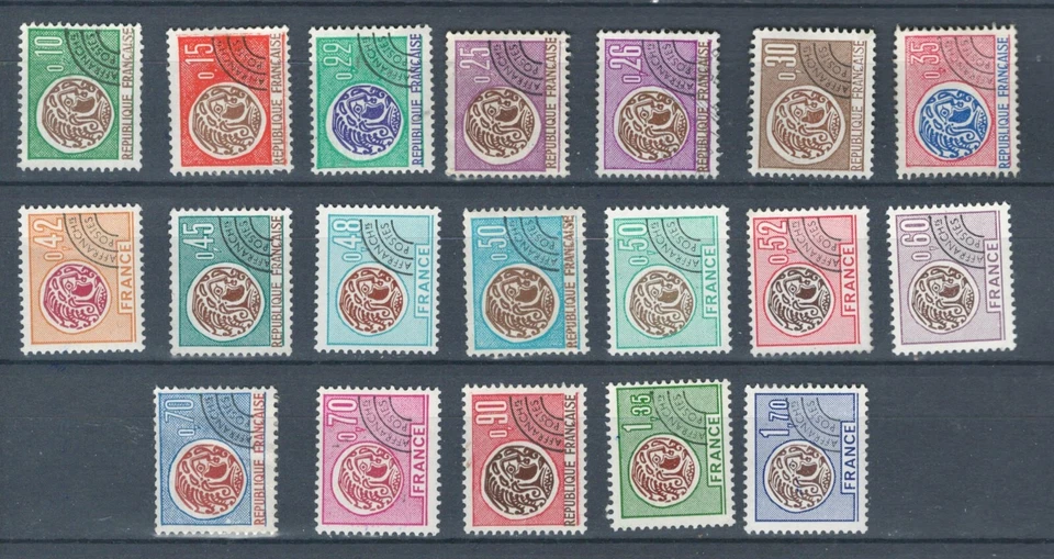 FRANCE EUROPE  MNH + FEW NG PRECANCEL   SET  STAMPS LOT (FR 732) - Image 1 of 1
