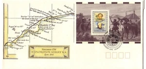 1991 FDC. Australia. Exploration Albany 1791. MS. Compass Pict.FDI "ALBANY" - Bild 1 von 1