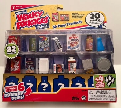 2020 Topps Official Wacky Packages Minis Series 2 3D Puny Products -SET 20-NIB - Image 1 of 4