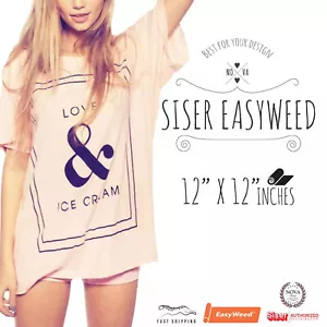 Vinilo de transferencia de calor para planchar Siser Easyweed 12" x 12" envío gratuito - Imagen 1 de 52