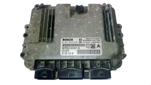 Peugeot Citroen Engine Control Unit ECU 0281012619 9663943980 IMMO OFF PLUG&PLAY - Picture 1 of 2